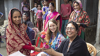 Myriam Warmers, Programmverantwortliche Humanitäre Hilfe und Bangladesch, Bild: SATHI  für TearFund Schweiz